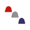 Burton Recycled DND Beanie 3-Pack Prism Violet / Fiesta Red / Gray Cloud image 2