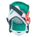 Burton Mini Grom Disc Snowboard Bindings - Youth Green / Multi image 4