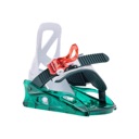 Burton Mini Grom Disc Snowboard Bindings - Youth Green / Multi image 2