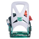 Burton Mini Grom Disc Snowboard Bindings - Youth Green / Multi image 3