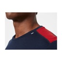 Helly Hansen Lifa Merino Midweight Crew Top - Men's Navy / Red image 3