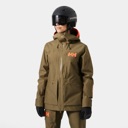 Helly Hansen Powderqueen 3.0 Jacket - Women's Sepia image 1