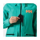 Helly Hansen Powderqueen 3.0 Jacket - Women's Signal Green Denim image 4
