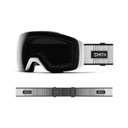White Fadeout Frame / ChromaPop Sun Black & Storm Blue Sensor Mirror Lenses