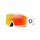 Oakley Target Line S Goggles - Unisex Matte White Frame / Fire Iridium Lens image 1